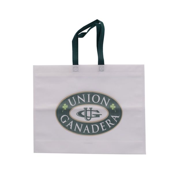 Bolsa de tela de friselina con y sin manijas o troquel riñón - Imagen 3