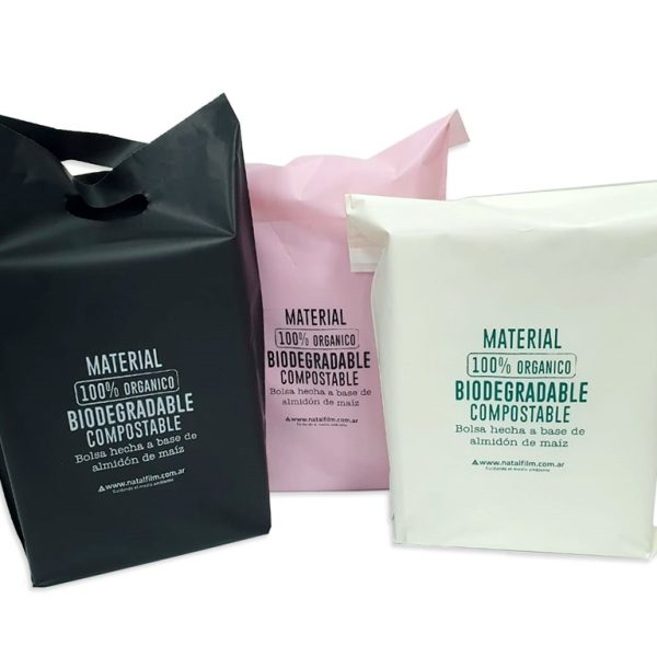 Bolsa biodegradable compostable