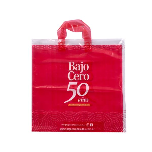 Bolsa para helado con fuelle que facilita la colocación del pote - Imagen 3